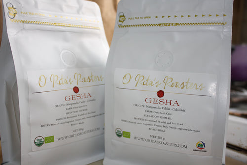 250gm - Organic Single Origin Fair-trade Colombian Coffee - 