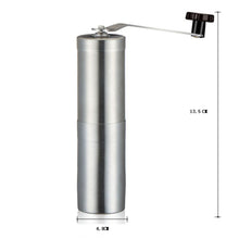 Load image into Gallery viewer, Ceramic Burr Manual Coffee Grinder Portable Hand Crank Stainless Coffee Mill New