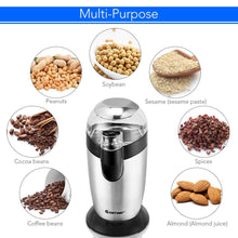 Load image into Gallery viewer, Electric One - Touch Stainless Steel Coffee &amp; Spice Grinder