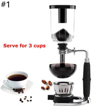 Load image into Gallery viewer, 1PCS Funny Glass Siphon syphon coffee Green machine cafe coffee maker kit