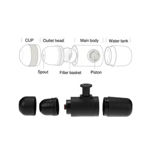 Manual Coffee Grinder Mini Coffee Machine Manual Coffee Maker Portable Pressure Coffee Maker