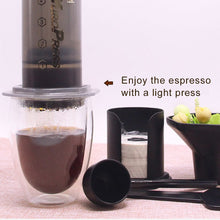 Load image into Gallery viewer, Press Espresso Coffee Household Portable DIY Coffee Pot Orange